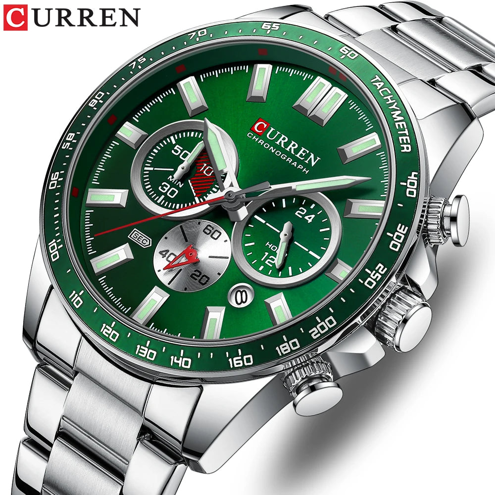 New CURREN Chronograph Watch