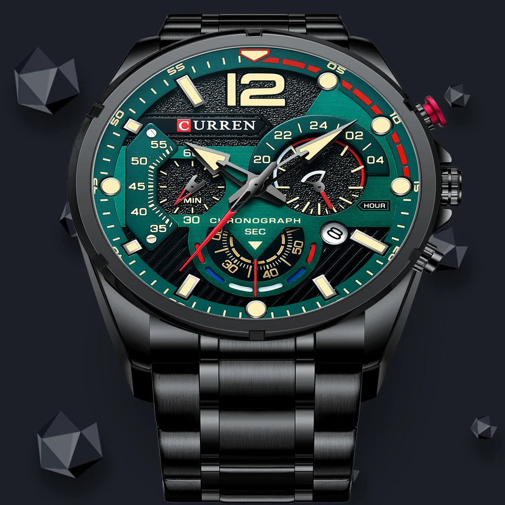 Men's Quartz Stainless Steel Watch