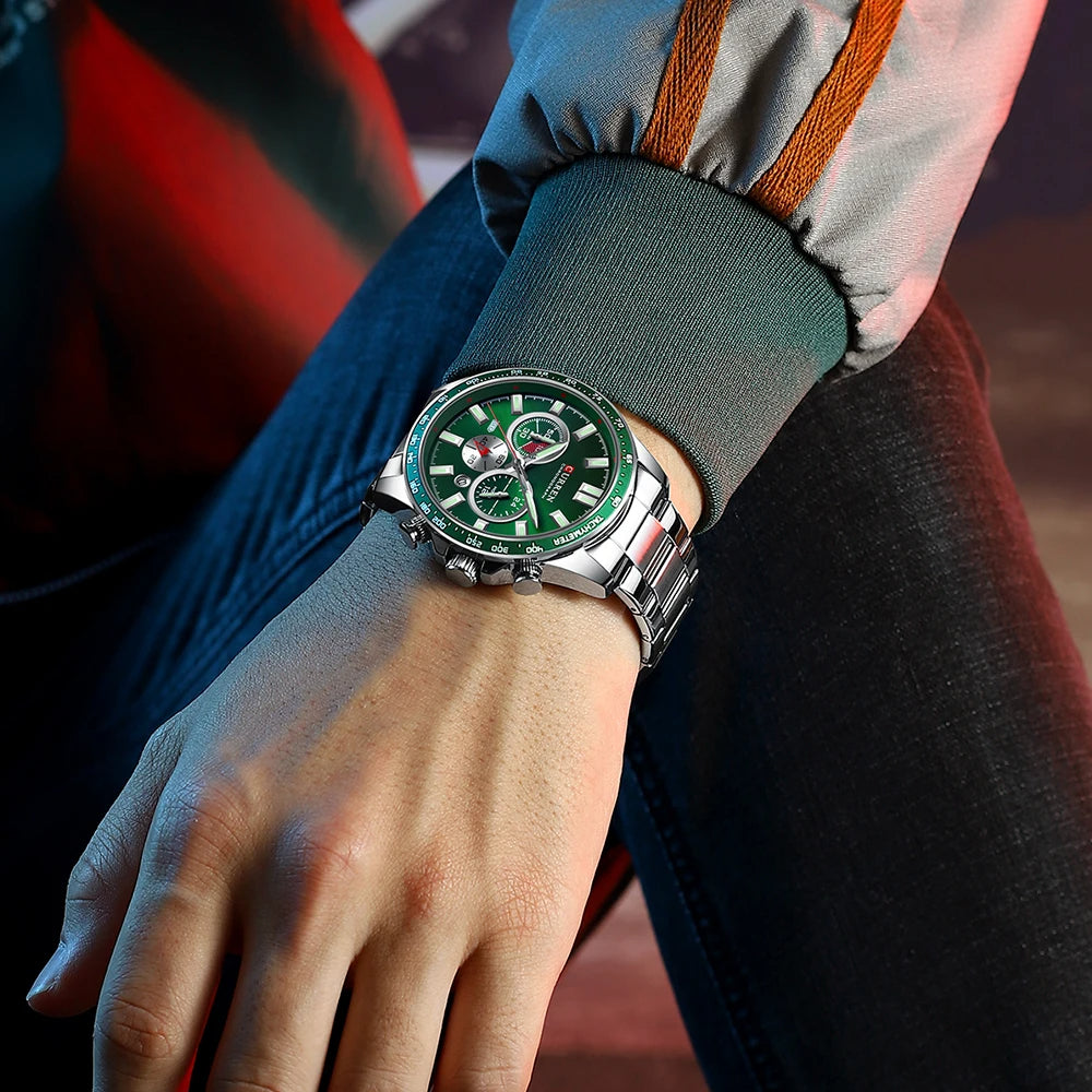 New CURREN Chronograph Watch