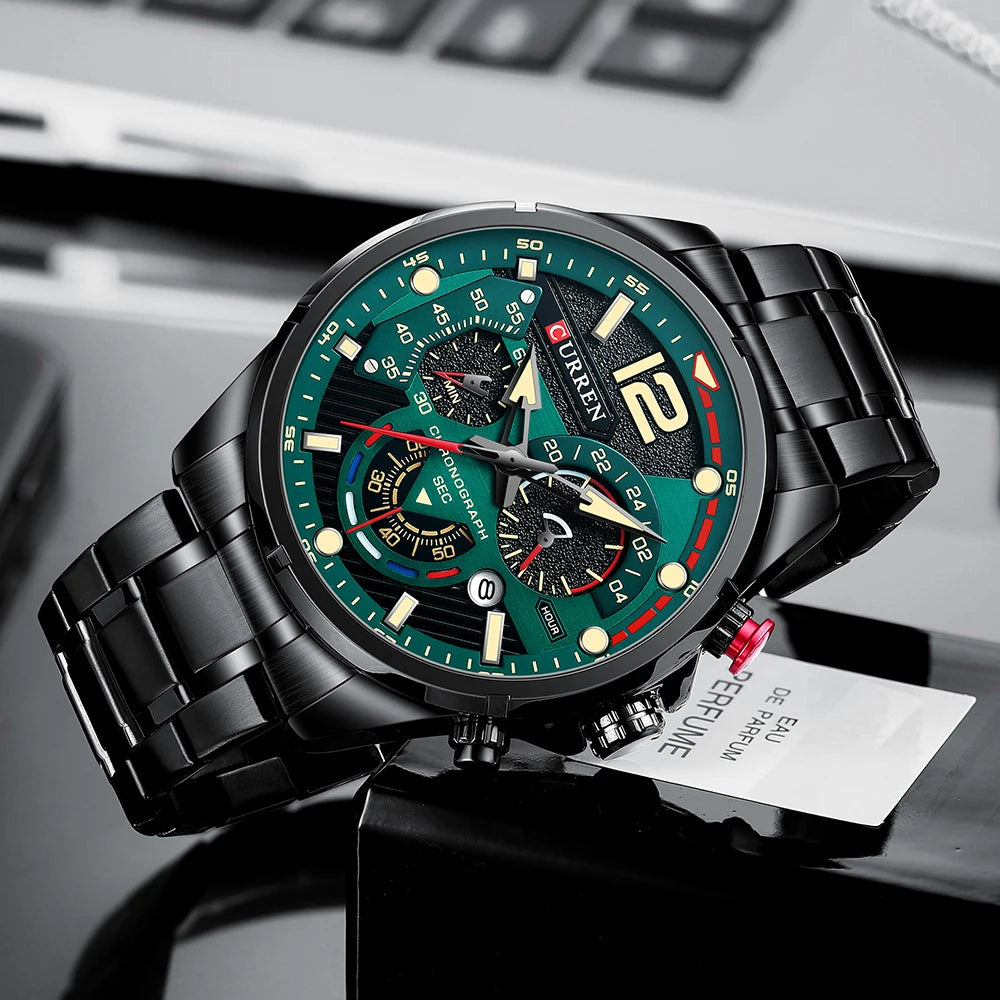 Men's Quartz Stainless Steel Watch