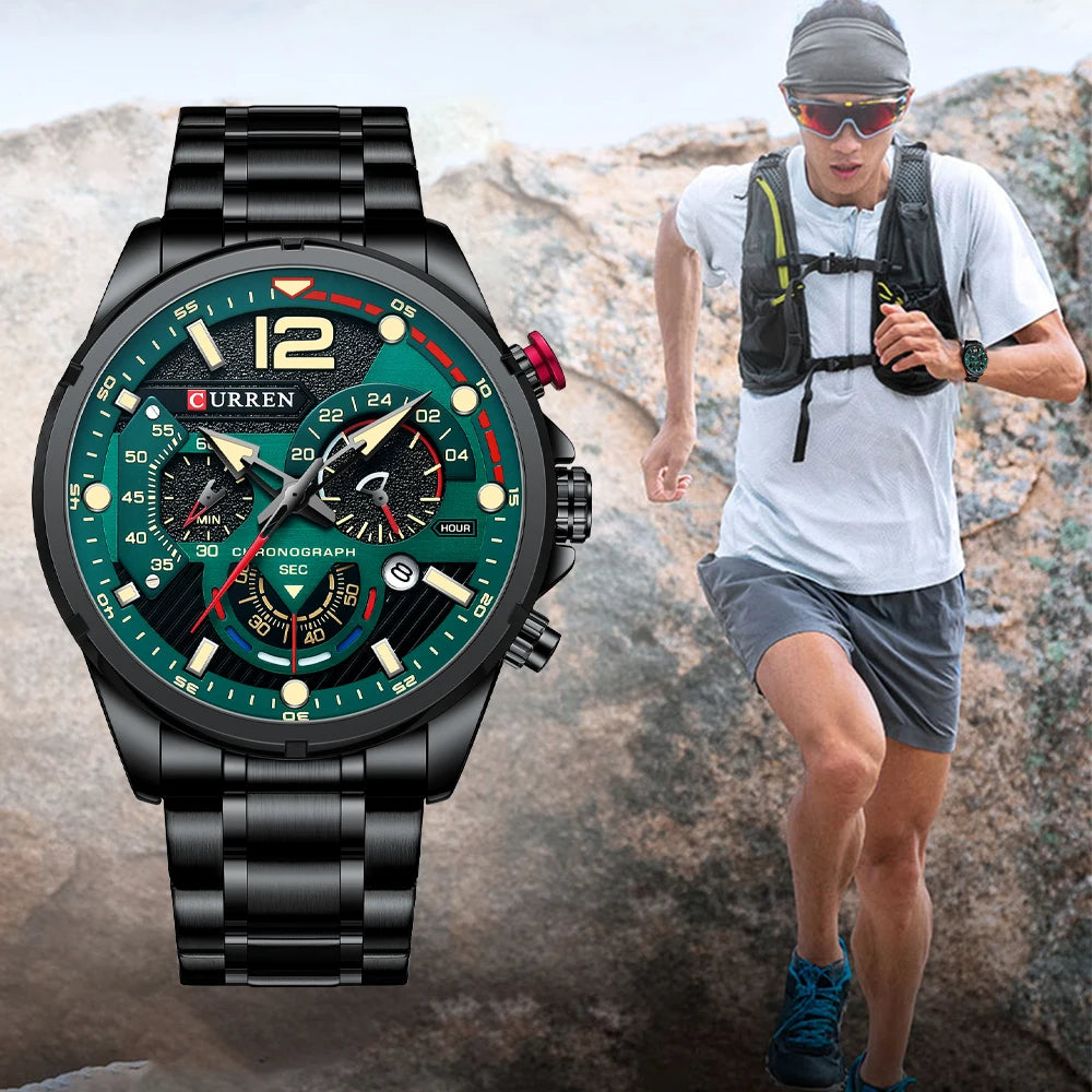 Men's Quartz Stainless Steel Watch