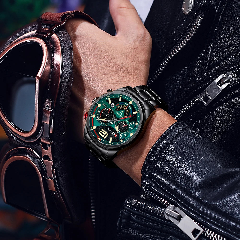 Men's Quartz Stainless Steel Watch
